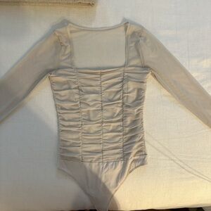 Sheer arm bodysuit from Abercrombie and Fitch